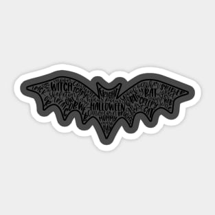 Halloween Bat Sticker